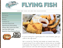 Tablet Screenshot of flyingfishinthe.net